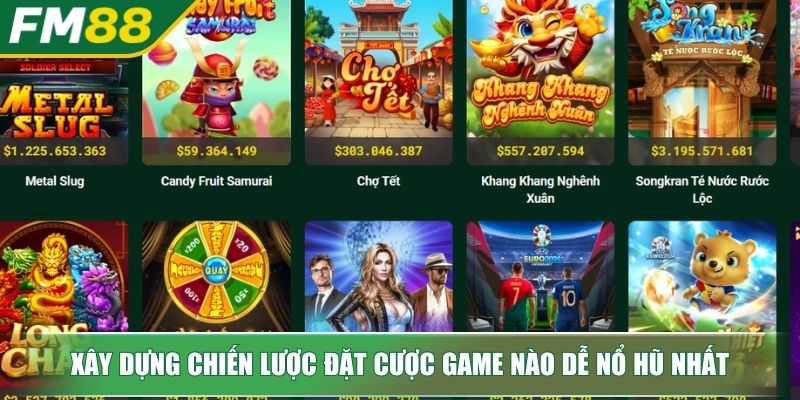 Game Nào Dễ Nổ Hũ Nhất FM88 Bí Mật Jackpot Từ Chuyên Gia 4 Xây dựng chiến lược đặt cược game nào dễ nổ hũ nhất
