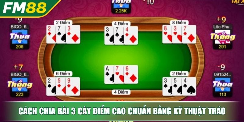 Cách Chia Bài 3 Cây Điểm Cao Tăng Tỷ Lệ Thắng Cho Tân Binh 3 Cách chia bài 3 cây điểm cao chuẩn bằng kỹ thuật tráo